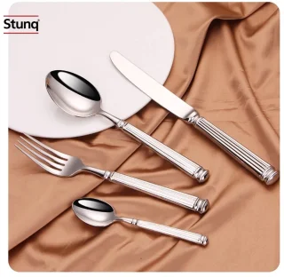 Stunq 16-delige bestekset rvs vintage