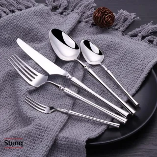 Stunq 6-delige bestekset RVS 304