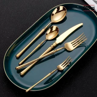 Stunq® goud bestekset 30 delen RVS 304