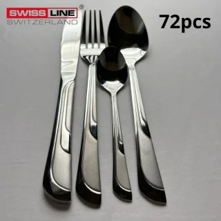 Swiss Line bestekset 24-delig zilver