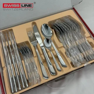 Swiss Line bestekset 24-delig zilver