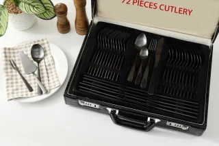 Swiss Pro+ Bestekset 72-delig (12-persoons) in koffer