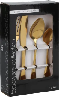 Tableware Collection Bestekset 16-delig RVS Goud