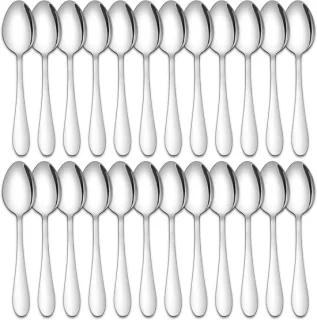 Tafellepelset roestvrij staal 24-delig (19 cm)