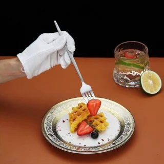 Tafelvorken Set 6 - Mat RVS