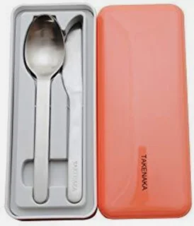 TAKENAKA Bestekset 3-delig Tangerine Orange RVS