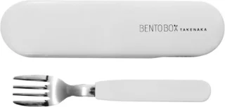 Takenaka Fork & Case bestekset 1-delig RVS Coconut White