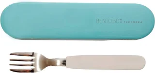 TAKENAKA FORK & CASE Bestekset Vork RVS Blue Ice