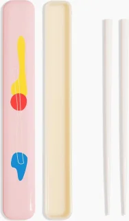 Takenaka Poketo Chopsticks & Case Pink