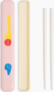 Takenaka Poketo Chopsticks & Case Pink