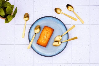 TELMO Set van 6 Kleine Gouden Lepels