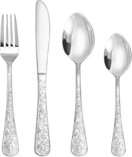 Thijox 24-delige zilver vintage bestekset voor 6 personen