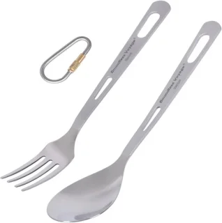 Titanium bestekset voor kamperen