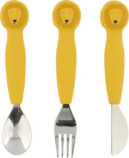 Trixie Mr. Lion Silicone Bestekset 3-delig