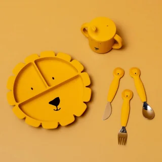Trixie Mr. Lion Silicone Bestekset 3-delig
