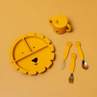 Trixie Mr. Lion Silicone Bestekset 3-delig