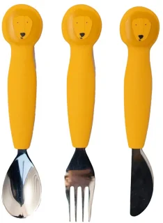 Trixie Mr. Lion Silicone Bestekset 3-delig