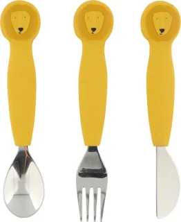 Trixie Mr. Lion Silicone Bestekset 3-delig