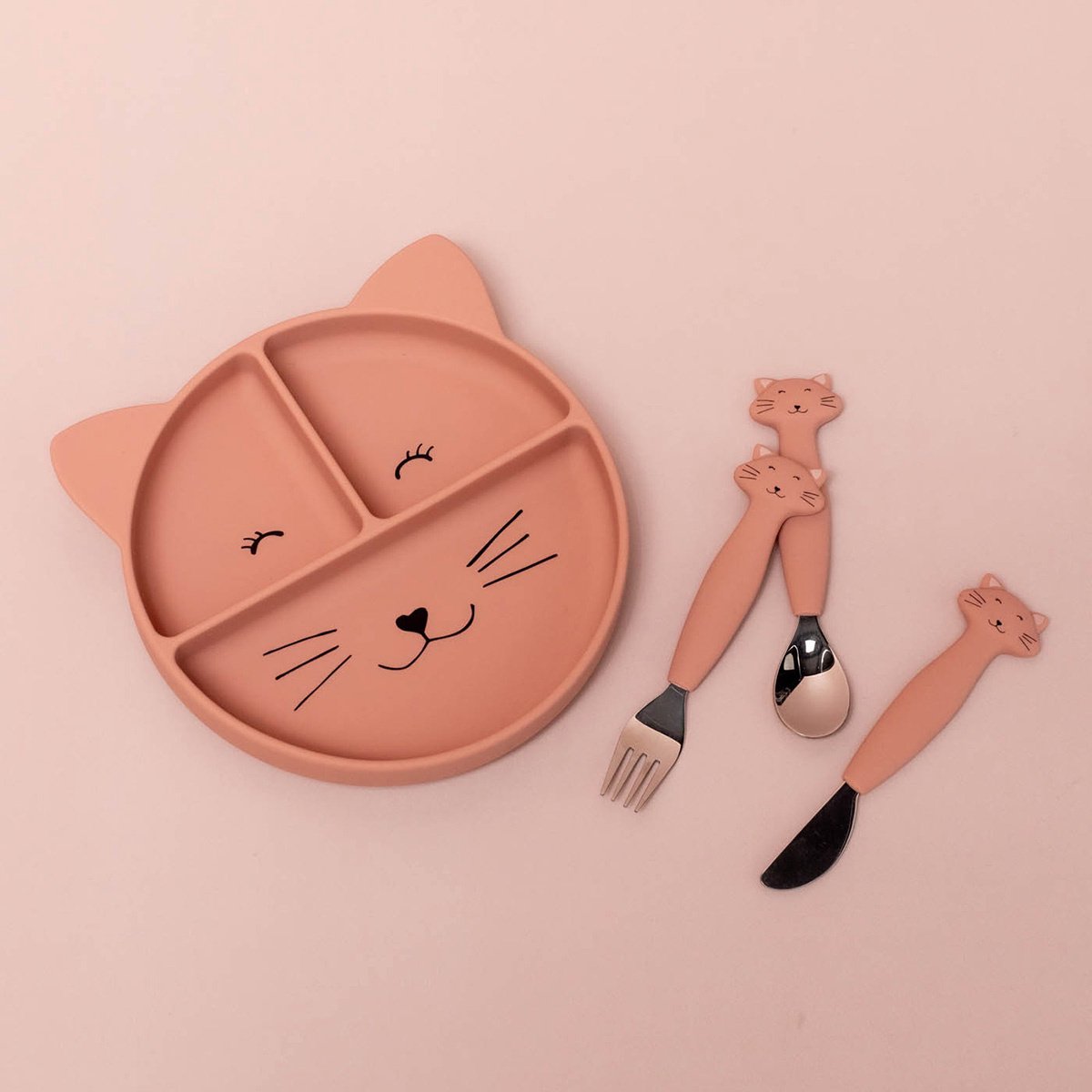 Trixie Mrs. Cat Siliconen Bestekset 3-delig