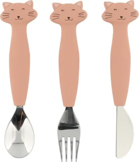Trixie Mrs. Cat Siliconen Bestekset 3-delig