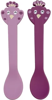 Trixie | Mrs. Peacock siliconen lepels 2-pack