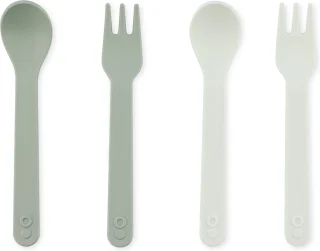 Trixie PLA lepel en vork 2-pack Olive