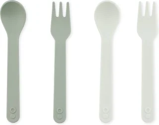 Trixie PLA lepel en vork 2-pack Olive