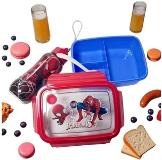 Twenty Two Spider-Man 3-delige lunchset (lunchbox, drinkbeker en lepel)
