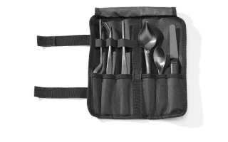 Unyqoos® Set van 6 roestvrijstalen gereedschappen
