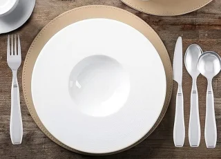 Verzwaard bestek 4-delig edelstaal set