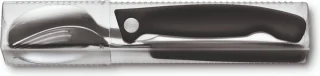 Victorinox Swiss Classic bestekset 3-delig zwart RVS