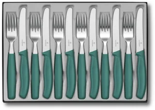 Victorinox Swiss Classic Tafelset 12-delig Groen