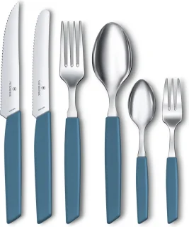 Victorinox Swiss Modern Bestekset 24-delig Pastel Blauw