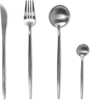 VIDI FERRO Bestekset 24-delig 6 persoons RVS Zilver