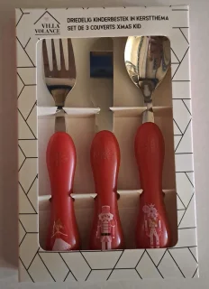 Villa Volance Kinderbestekset 3-delig rood