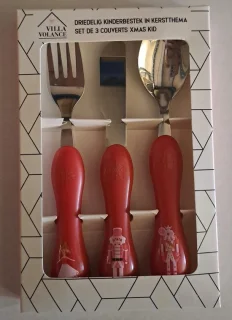 Villa Volance Kinderbestekset 3-delig rood