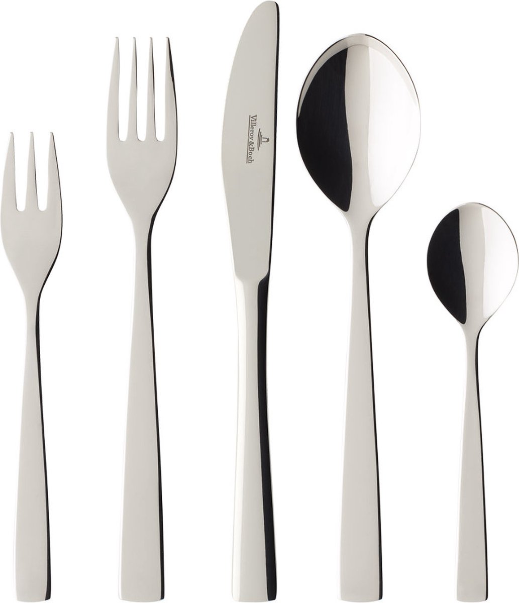 De VILLEROY & BOCH Elisabeth 18/10 Bestekset 30-delig 6-persoons in één oogopslag
