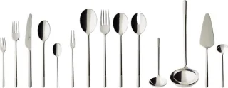 VILLEROY & BOCH Ella Satin 18/10 Bestekset 70-delig 12-persoons