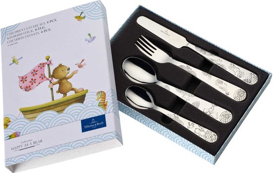 Villeroy & Boch Happy as a Bear Kinderbestekset 4-delig review