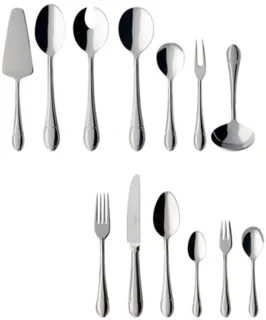 Villeroy & Boch Mademoiselle Bestekset 68-delig RVS
