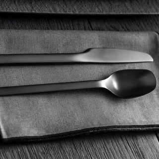 Villeroy & Boch Manufacture Rock Bestekset 16-delig Zwart