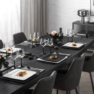 Villeroy & Boch Manufacture Rock Bestekset 16-delig Zwart