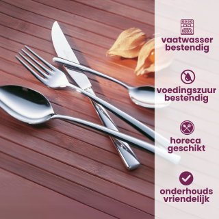 Villeroy & Boch Piemont 24-delig bestekset 18/10 staal