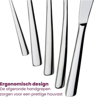 Villeroy & Boch Piemont 24-delig bestekset 18/10 staal