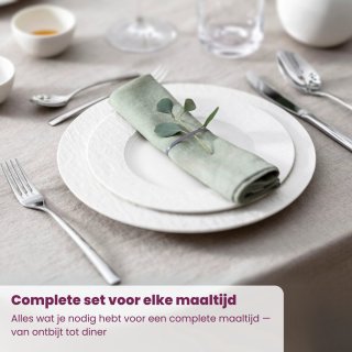 Villeroy & Boch Piemont 24-delig bestekset 18/10 staal