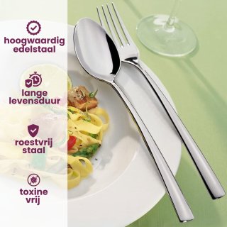 Villeroy & Boch Piemont 24-delig bestekset 18/10 staal