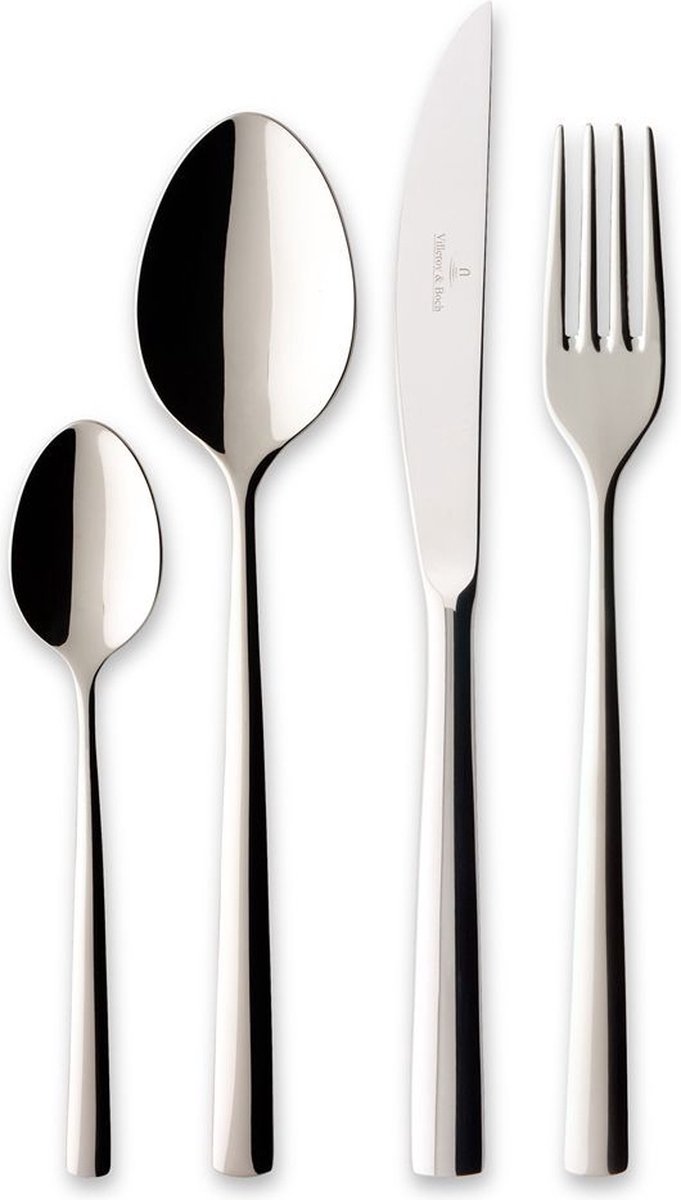 De Villeroy & Boch Piemont Bestekset 60-delig in één oogopslag