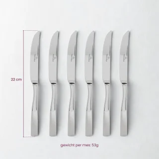 Villeroy & Boch Piemont Pizza/Steakmes Set 6-delig