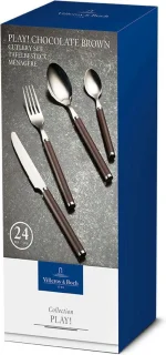 Villeroy & Boch Play! Bestekset 24-delig Chocolate Brown