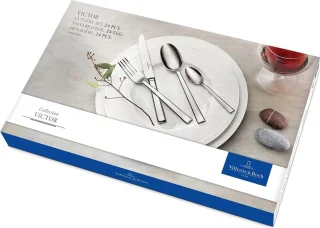 Villeroy & Boch Victor Bestekset 24-delig RVS